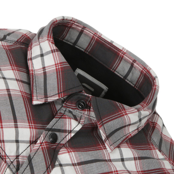 G-Star Mens Red Arc 3D Check Shirt main image