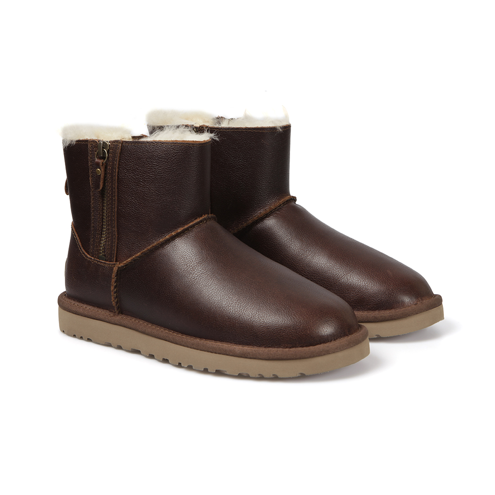 Ugg Classic Mini Double Zip Boot Oxygen Clothing