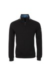 Henri Lloyd Mens Black Marlin Half Zip Sweat