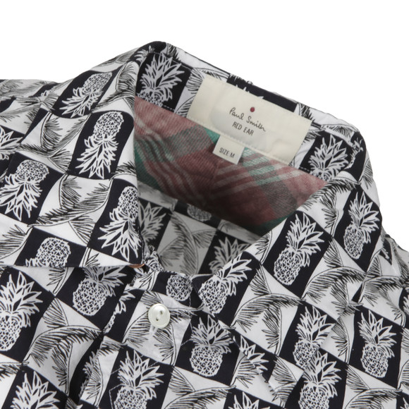 Paul Smith Red Ear Mens Black Standard Fit Short Sleeve Shirt main image