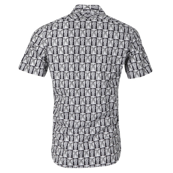 Paul Smith Red Ear Mens Black Standard Fit Short Sleeve Shirt main image