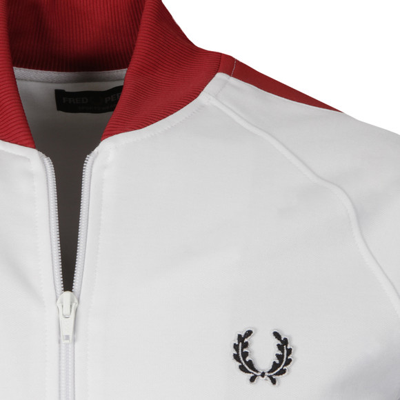 Fred Perry Sportswear Mens White Bomber Track Jacket main image
