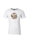 Pretty Green Mens White Union Jack Printed T-Shirt
