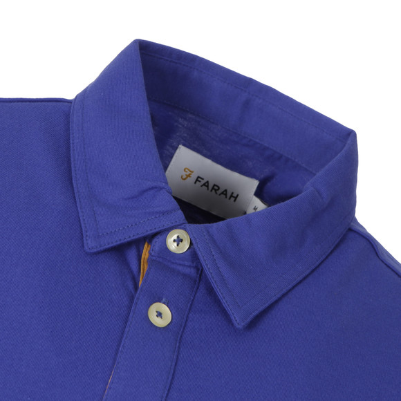 Farah Mens Blue Gregory Polo Shirt main image