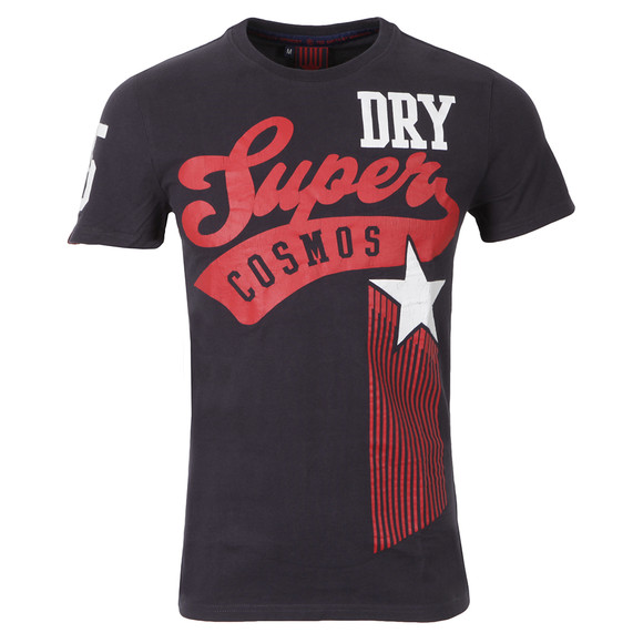 Superdry Mens Blue Cosmos Athletic T-Shirt  main image