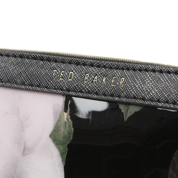Ted Baker Womens Black Mishely Distinguishing Rose Large Wash Bag main image