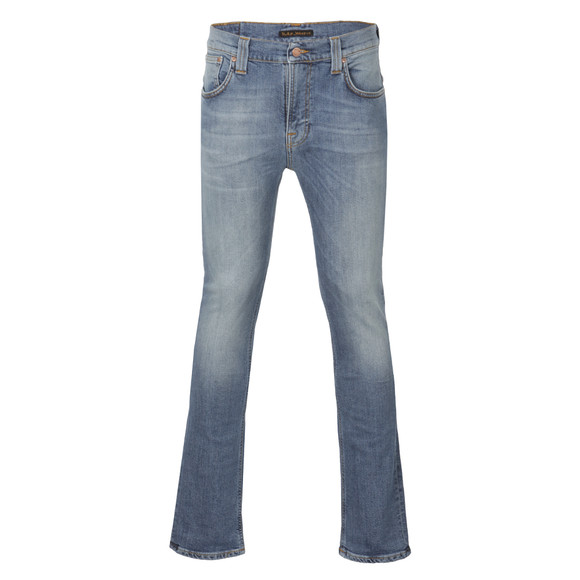 Nudie Jeans Mens Blue Thin Finn Tender Blues Dry Stretch Jean main image