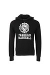 Franklin & Marshall Mens Black Large Crest Print Hoody