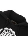Franklin & Marshall Mens Black Large Crest Print Hoody