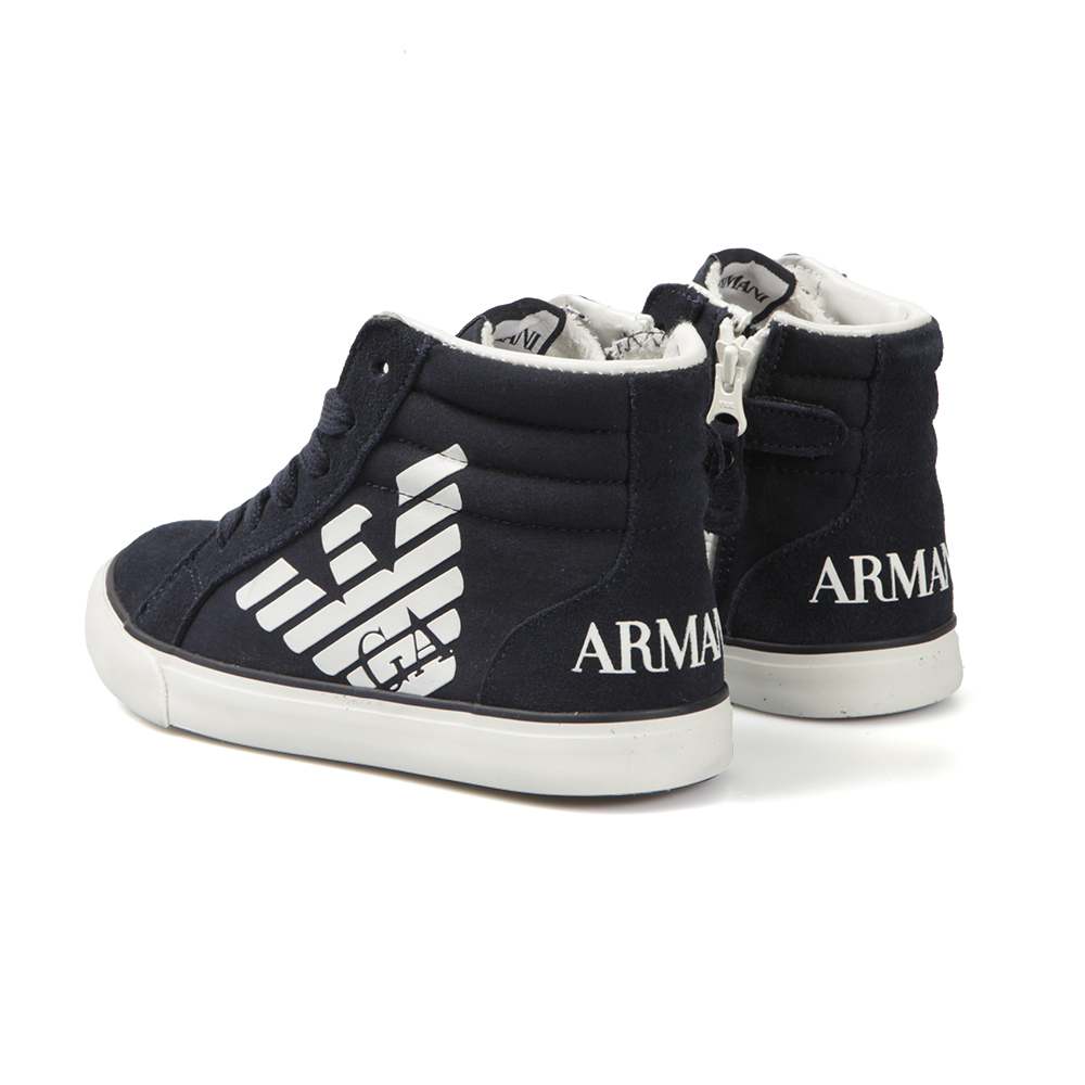Armani Jeans Hi-Top Trainers 935566CC503 - Footwear from Sage Clothing UK