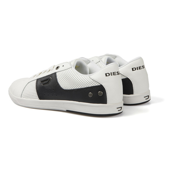 Diesel Mens White Gotcha Trainer main image