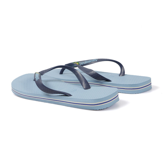 Havaianas Unisex Blue Brazil Logo Flip Flop main image