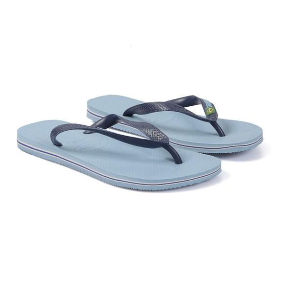 Havaianas Unisex Blue Brazil Logo Flip Flop main image