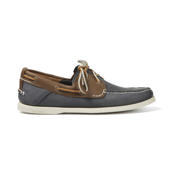 Timberland Mens Blue Heritage Boat Shoe main image