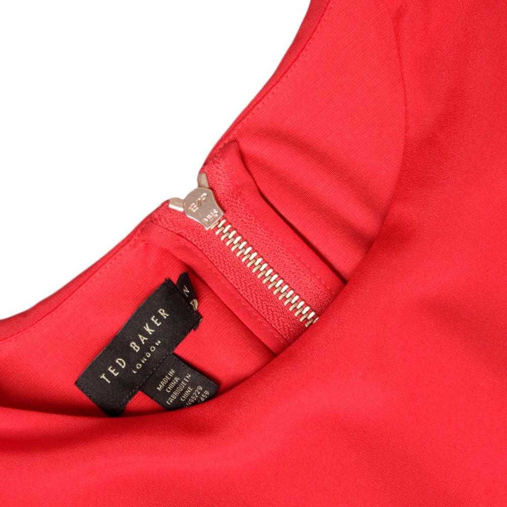 Ted Baker Rede Silk Feel Overhang Tunic Oxygen Clothing - Main Image