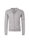 Pretty Green Mens Grey Lawson Cardigan