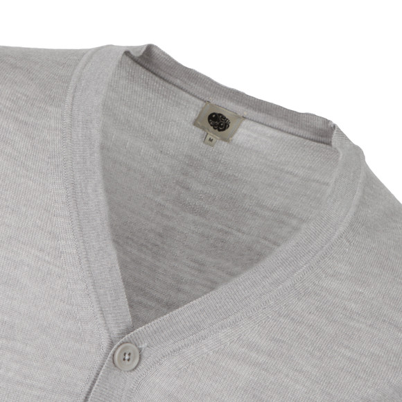 Pretty Green Mens Grey Lawson Cardigan main image