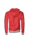 Fila Mens Red Mecalle Half Zip Cagoule