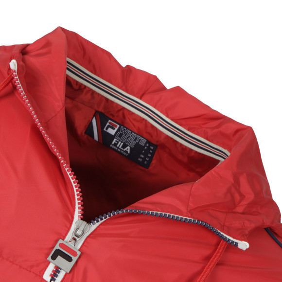 Fila Mens Red Mecalle Half Zip Cagoule main image