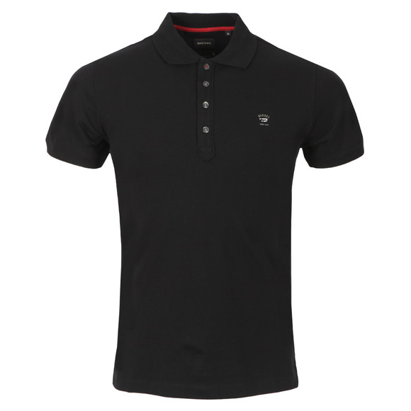 Diesel Mens Black Yahei Polo Shirt main image