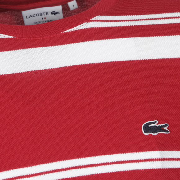 Lacoste Mens Red TH8121  T-Shirt #4