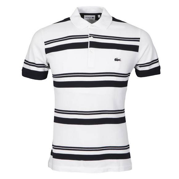 Lacoste Mens White PH8258 Horizon S/S Polo #1