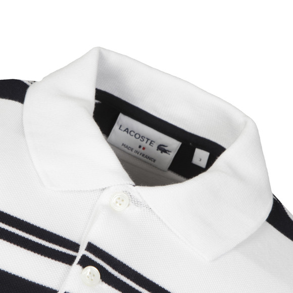 Lacoste Mens White PH8258 Horizon S/S Polo #3