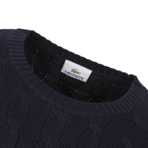 Lacoste Mens Blue AH0345 Crew Neck Jumper #3