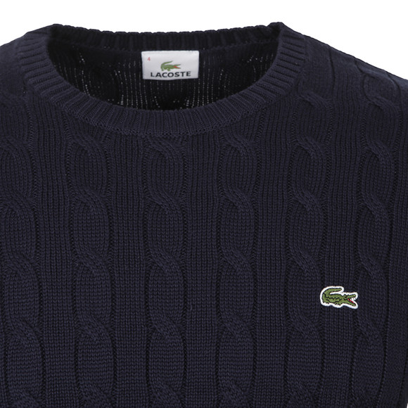 Lacoste Mens Blue AH0345 Crew Neck Jumper #4