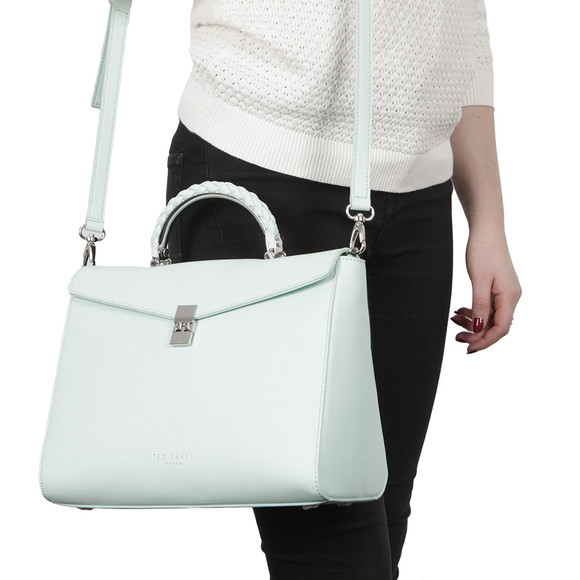 Ted Baker Womens Green Anaia Woven Handle Tote #2
