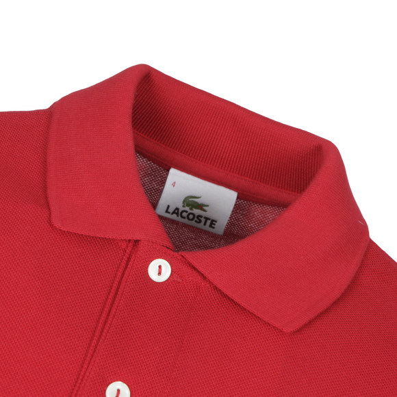 Lacoste Mens Red L1212 Tokyo Plain Polo Shirt #2