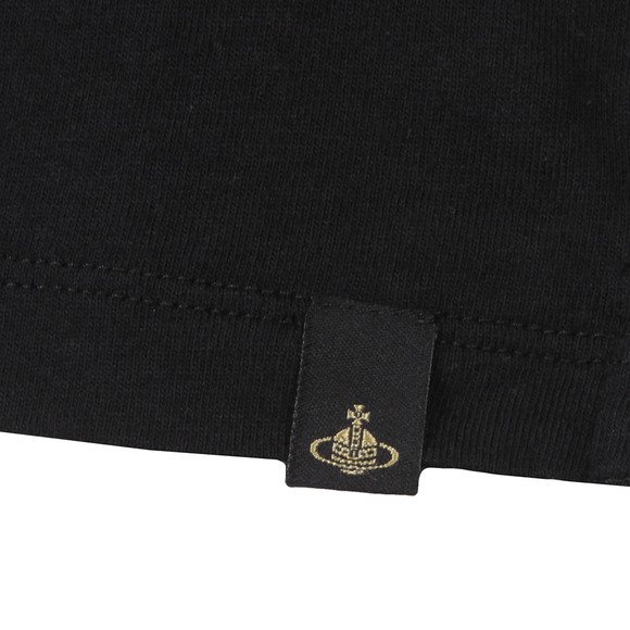 Vivienne Westwood Anglomania Mens Black Crazy Orbs T Shirt #4