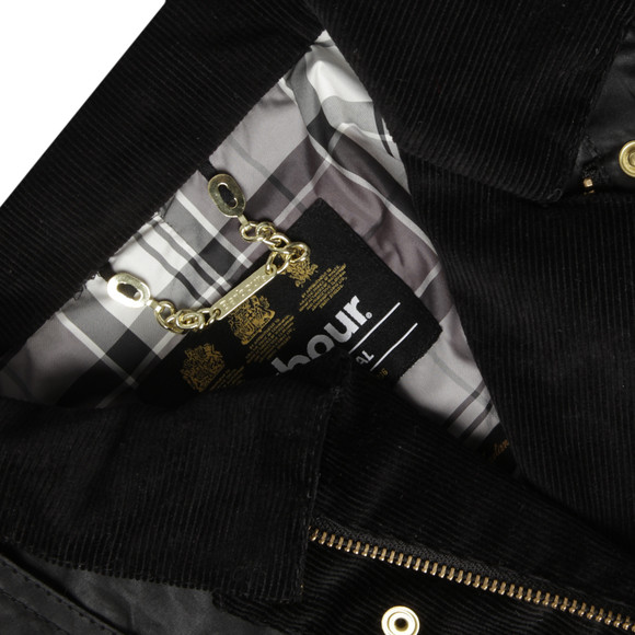 Barbour International Womens Black April Wax Jacket main image