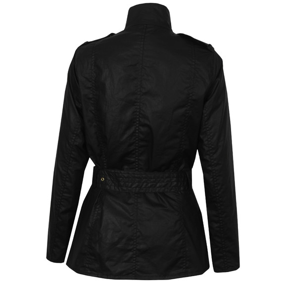 Barbour International Womens Black April Wax Jacket main image