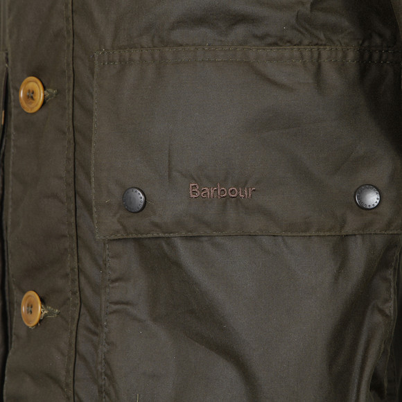 Barbour Heritage Mens Green Overhand Wax Jacket main image