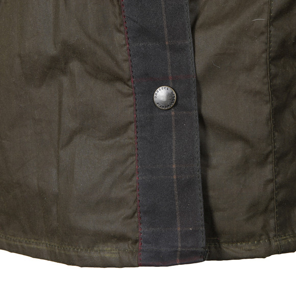 Barbour Dept (B) Mens Green Solway Durham Wax Jacket main image
