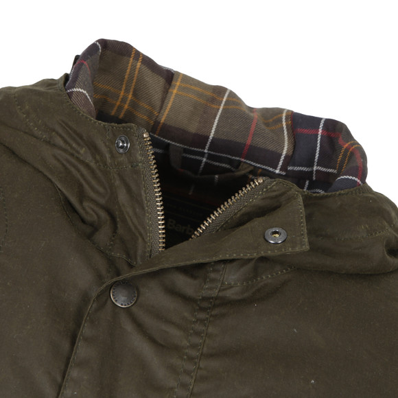 Barbour Dept (B) Mens Green Solway Durham Wax Jacket main image