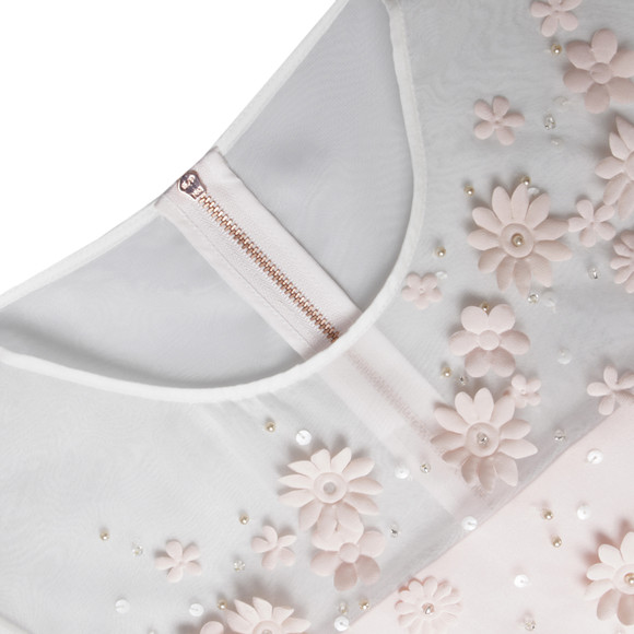 Ted Baker Womens Pink Findon Embellished Floral Dress #3