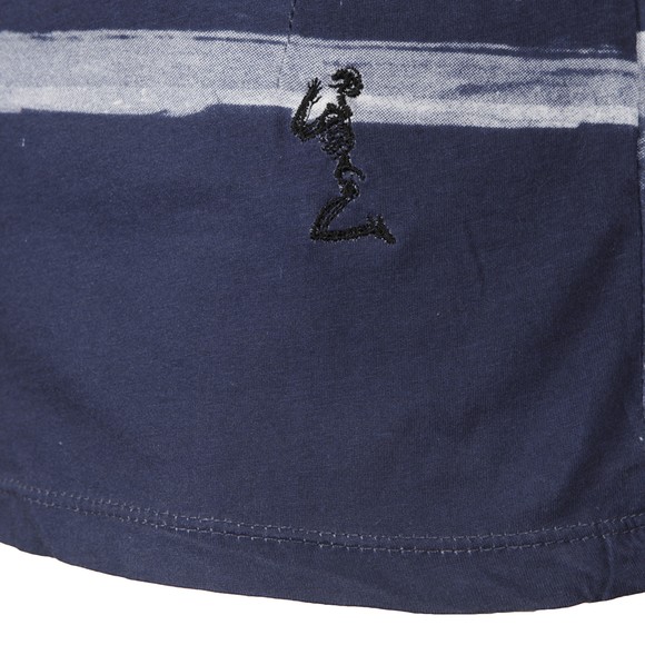 Religion Mens Blue Large Praying Skeleton T Shirt main image