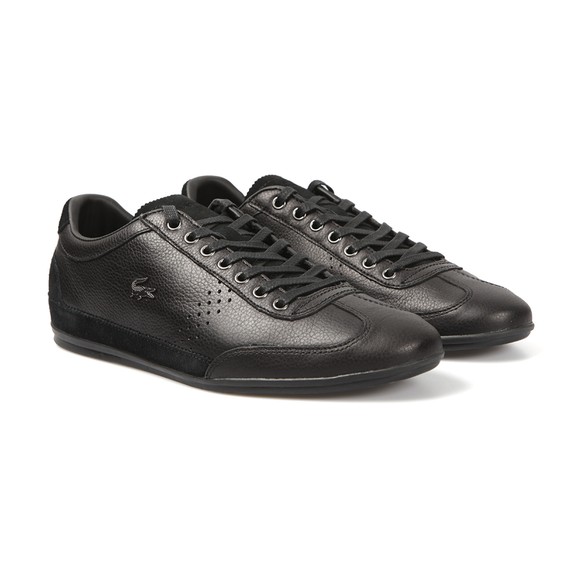 Lacoste Mens Black Misano 34 Trainers #1