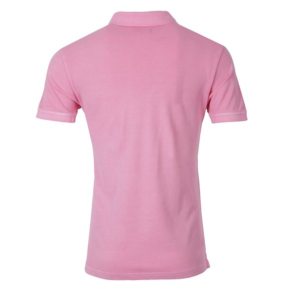 Armani Jeans Mens Pink Plain Polo Shirt main image