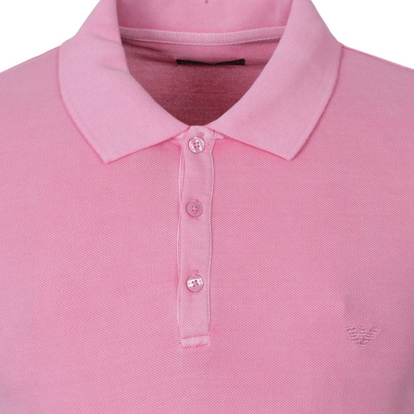 Armani Jeans Mens Pink Plain Polo Shirt main image