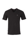 Luke 1977 Mens Black Black Marlon On The Money V Neck
