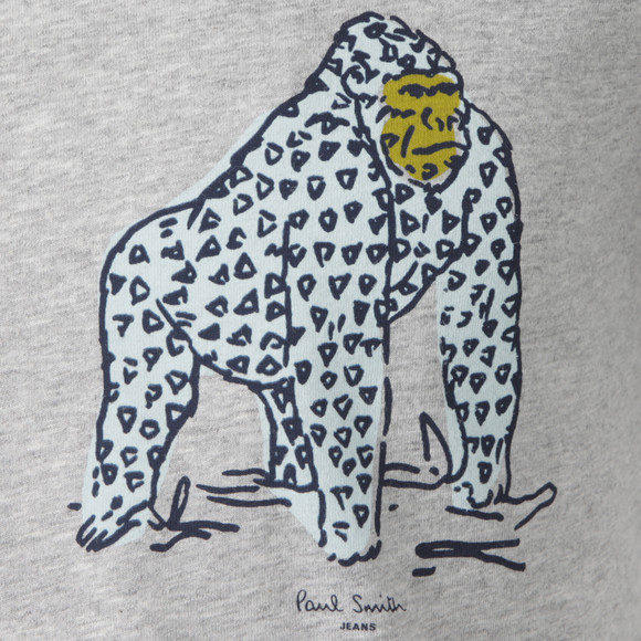 Paul Smith Jeans Mens Grey Regular Gorilla T Shirt #2