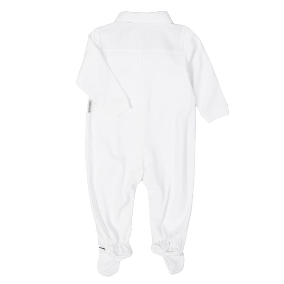 Armani Baby Boys White AKK02 Romper Suit main image