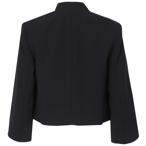 Michael Kors Womens Blue Boxy Cropped Jacket #2