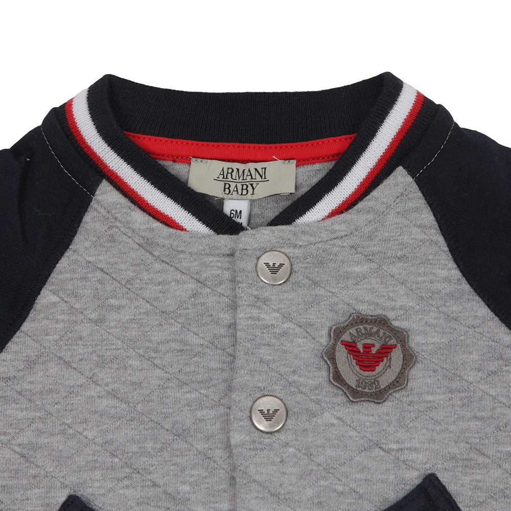 Armani Baby Quilted Romper Suit Oxygen Clothing