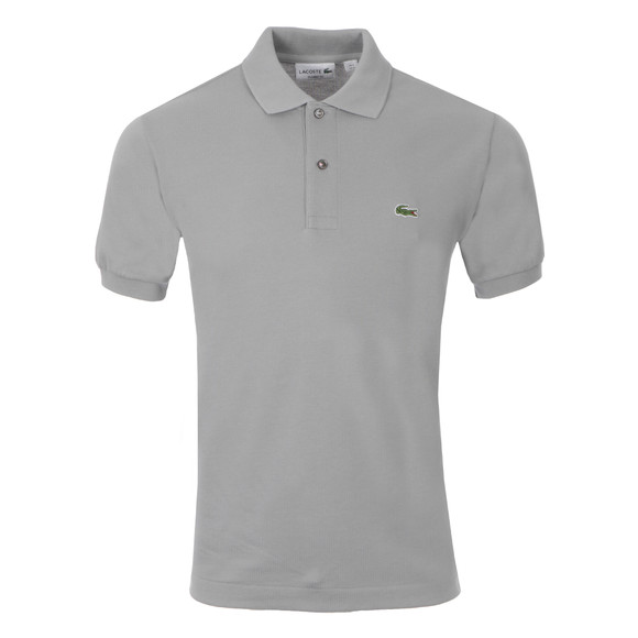 Lacoste Mens Grey L1212 Platine Plain Polo Shirt main image