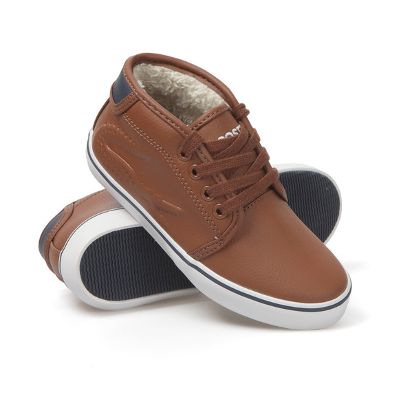 Lacoste Boys Brown Ampthill Chunky RBR Trainer #2