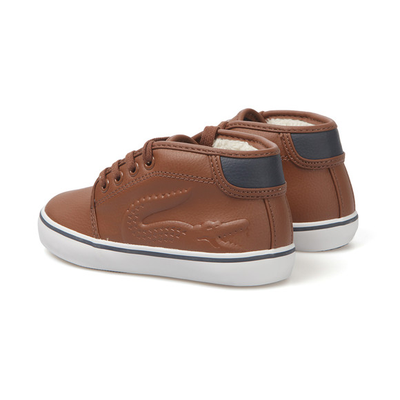 Lacoste Boys Brown Ampthill Chunky RBR Trainer #5